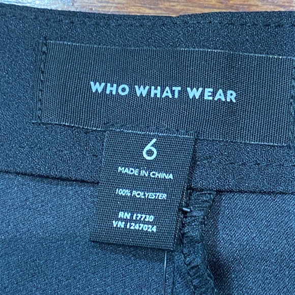 Who what wear black ruffle leg pants. - Picture 10 of 10